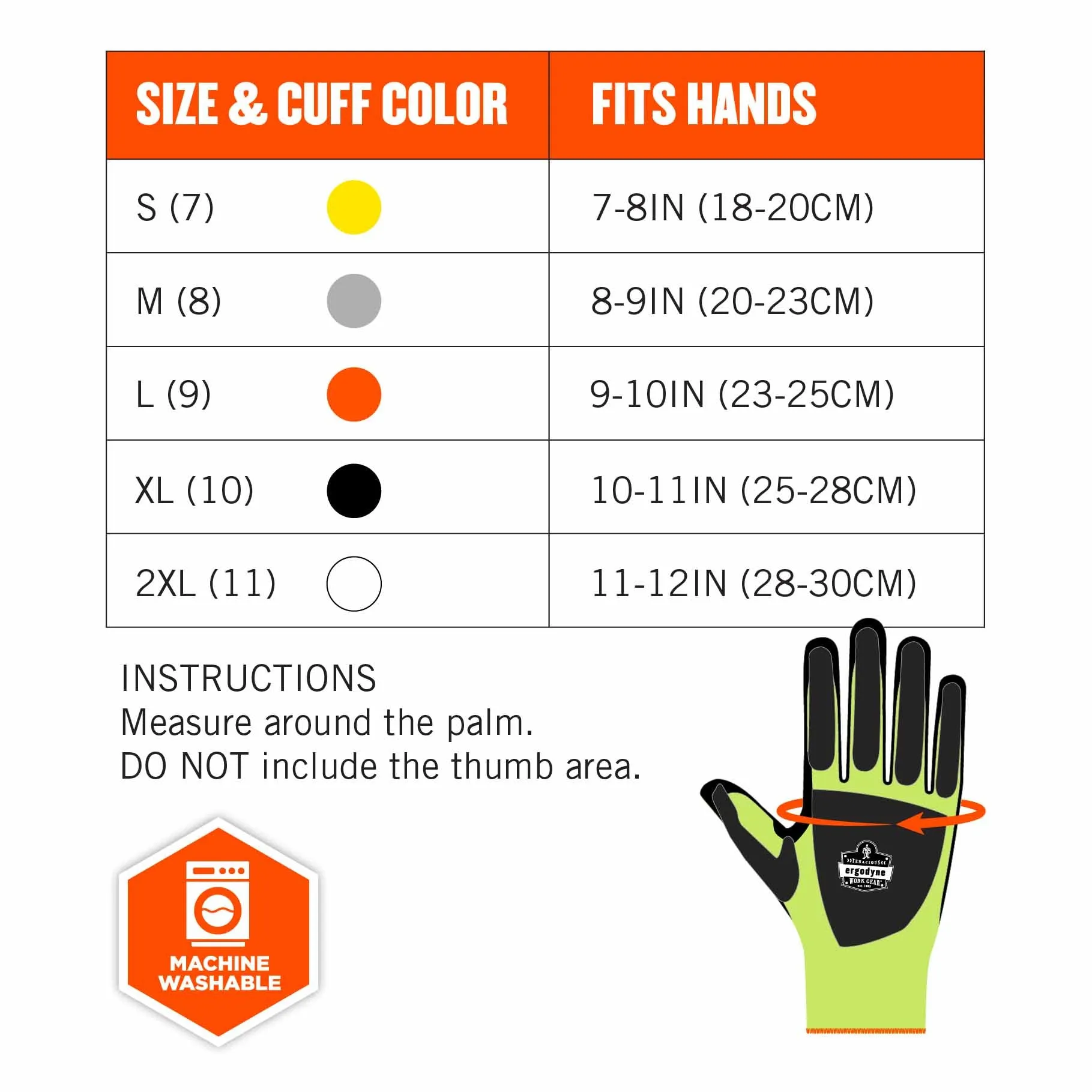 Ergodyne 17832 7141-CASE S Lime ANSI A4 DIR Nitrile-Coated CR Gloves 72-Pair