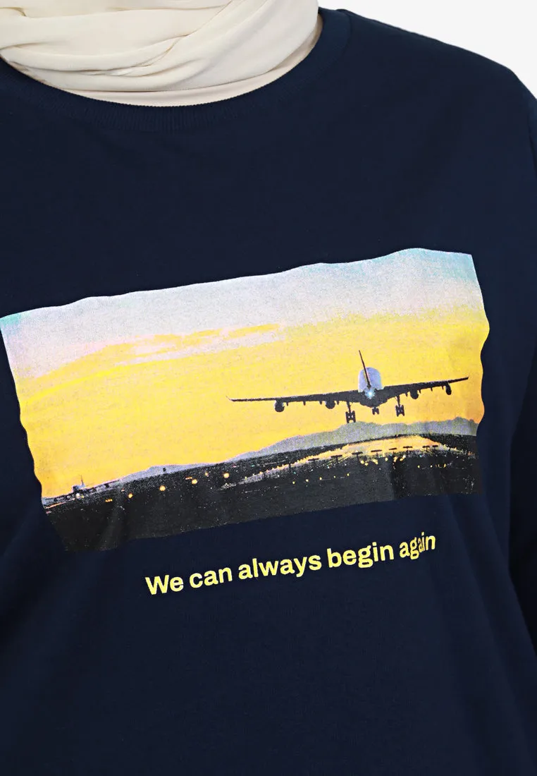 Fresh Start 2022 New Year Tshirt - Dark Blue