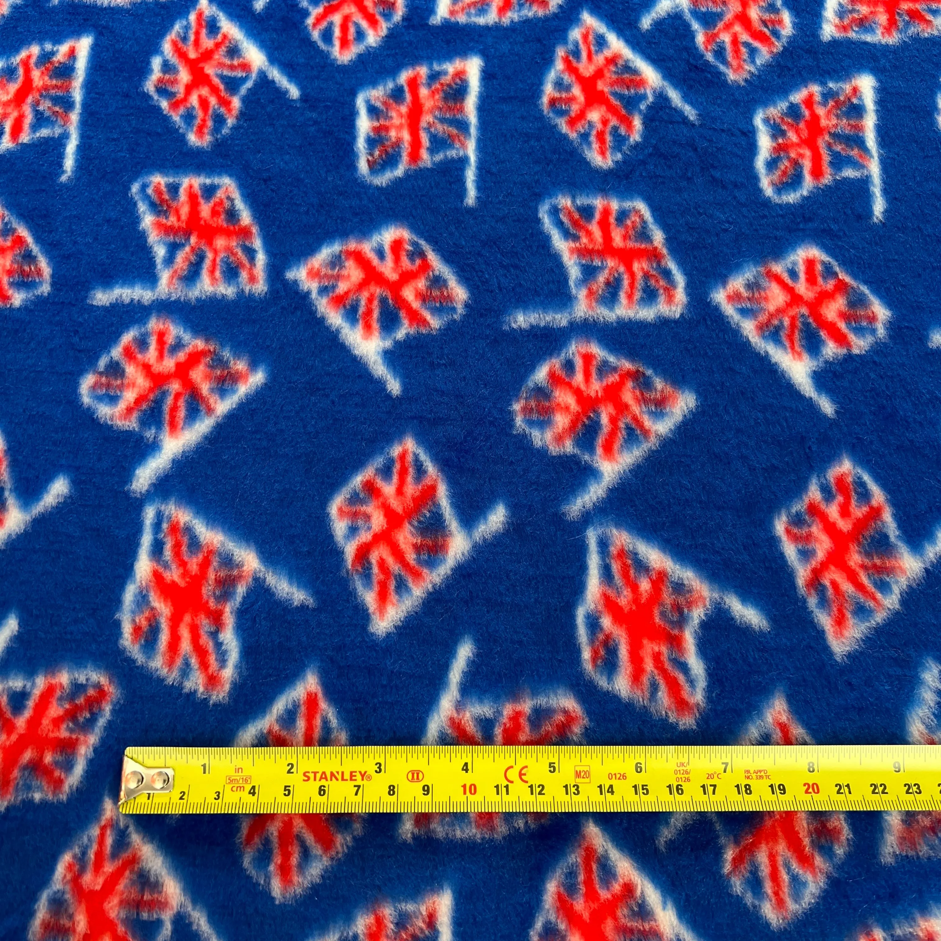 FS1111 Union Jack Fur Fabric