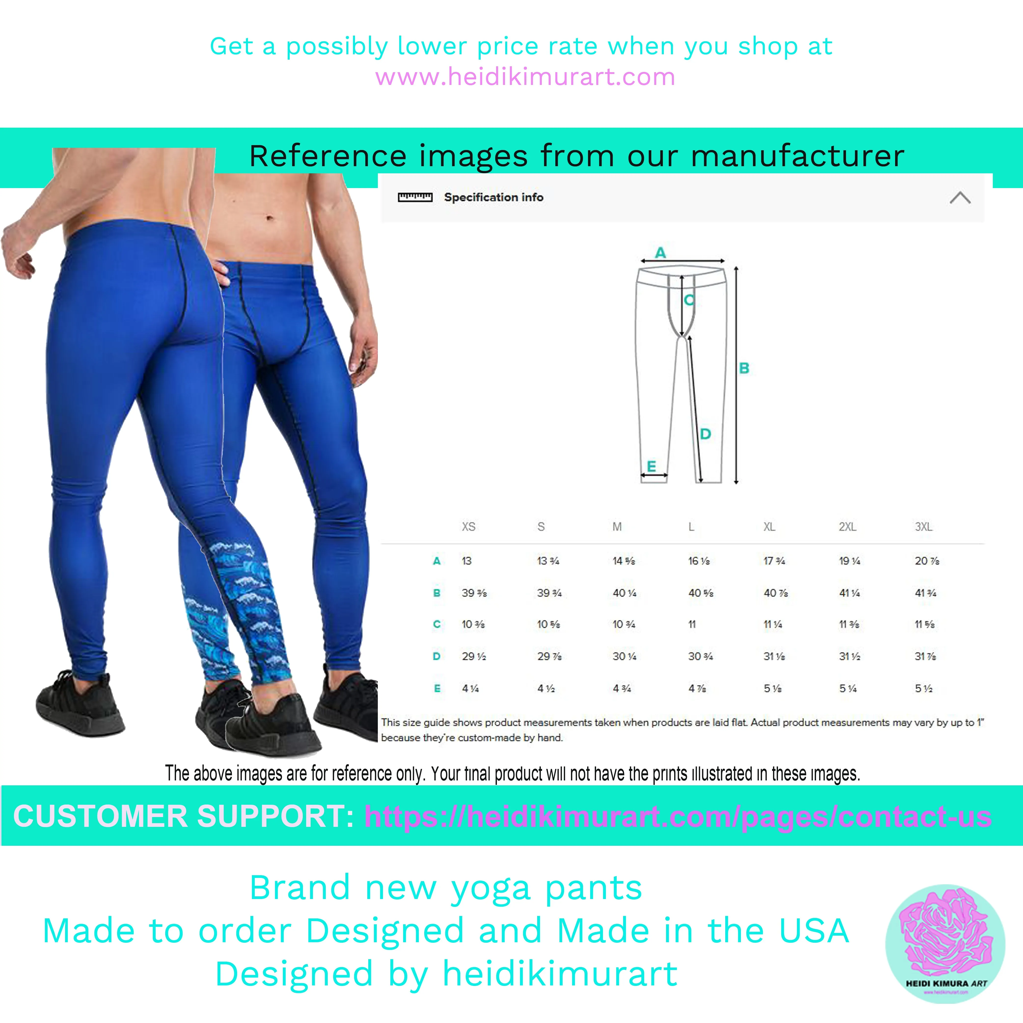 Geometric Men's Leggings, Fashion Running Compression Tights For Stylish Men-Made in USA/EU/MX