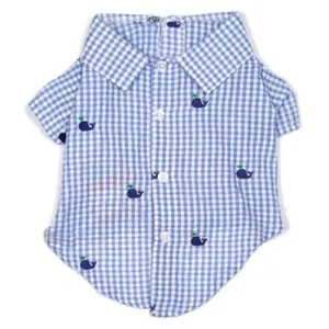 Gingham Whales Shirt