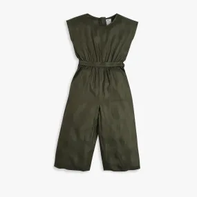 Girls Regular Fit Solid Jumpsuit