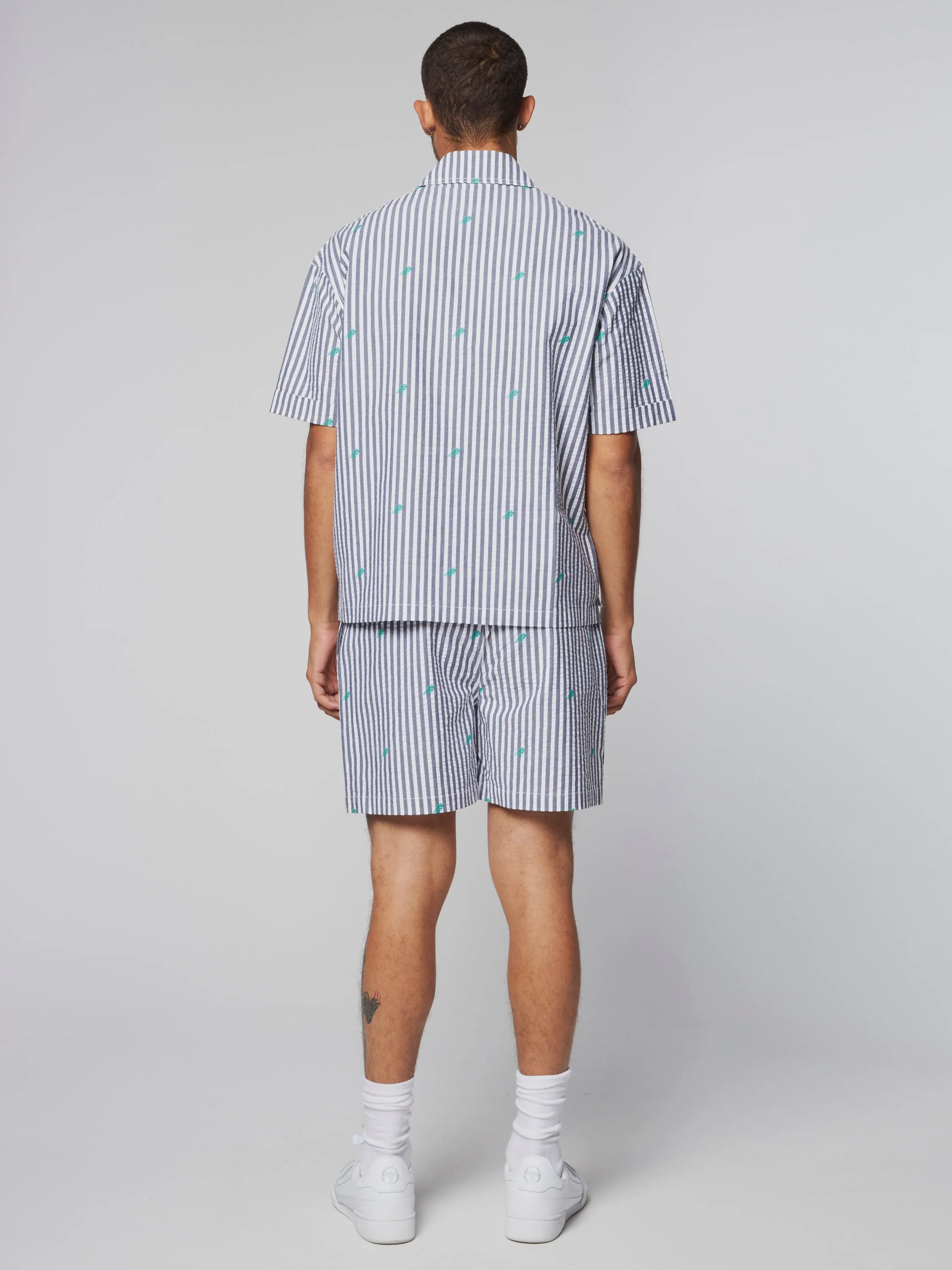 Granda Camp Shirt- Maritime Blue