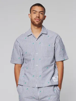 Granda Camp Shirt- Maritime Blue