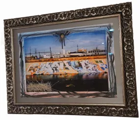 Hand Painted LA River AP 8 HPM Giclee Print by Saber