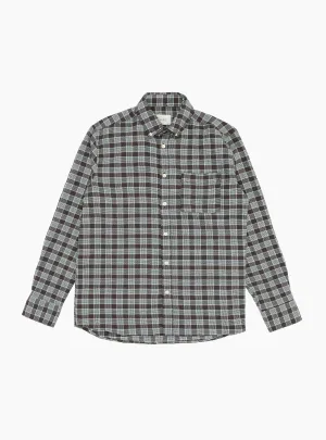 Hornet Seersucker Shirt Brown Check