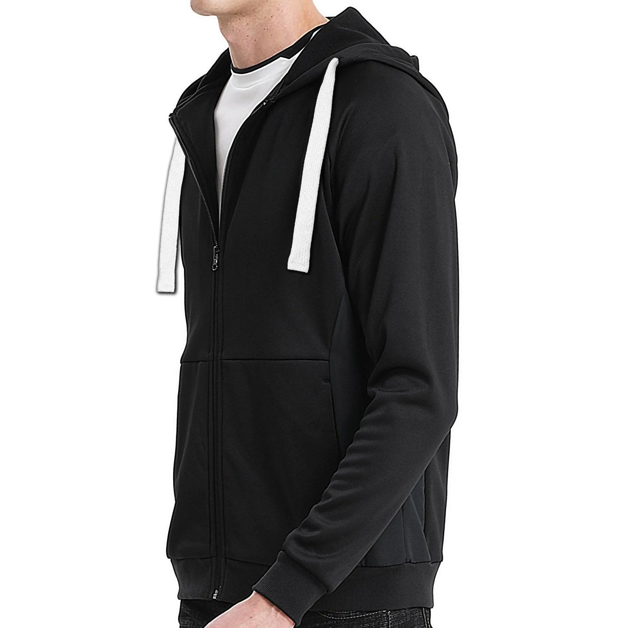 ISUSI Contrast Hoodie Jumper, Full Zip