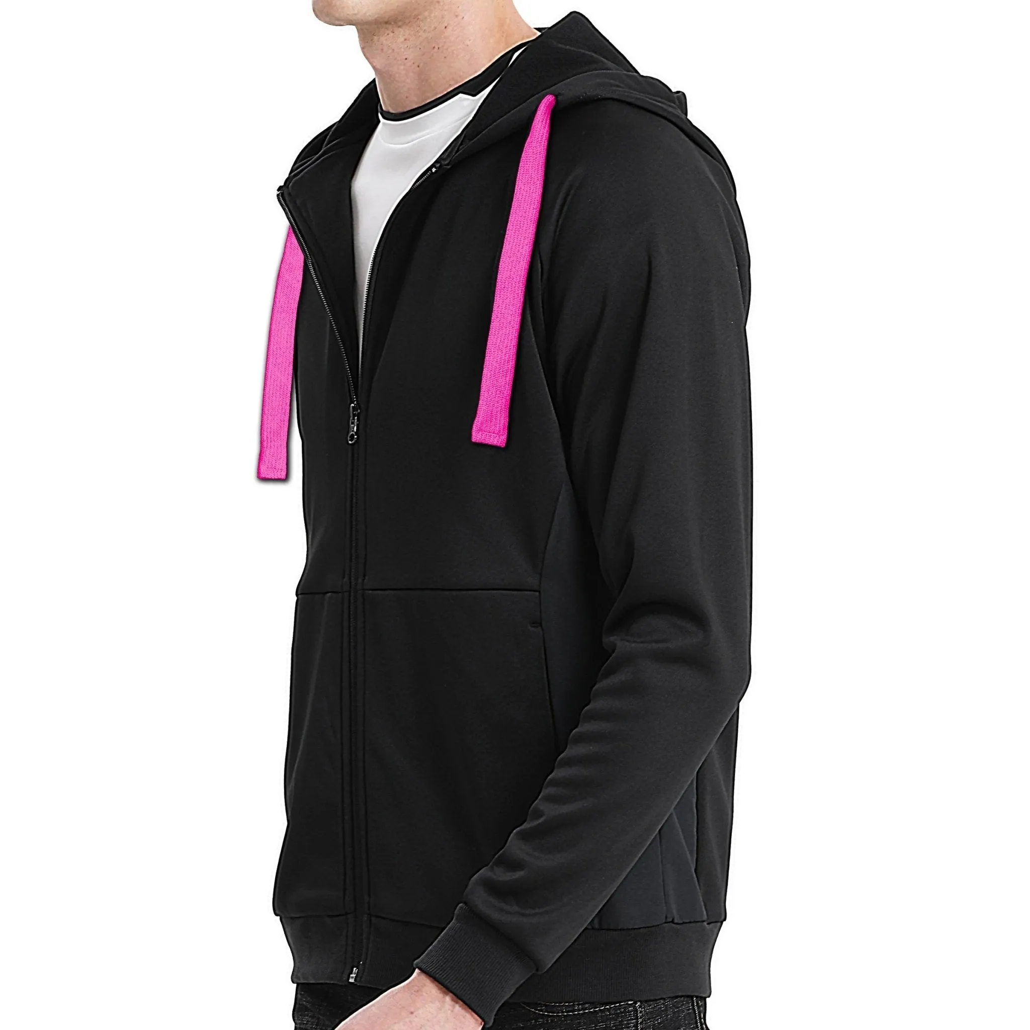 ISUSI Contrast Hoodie Jumper, Full Zip