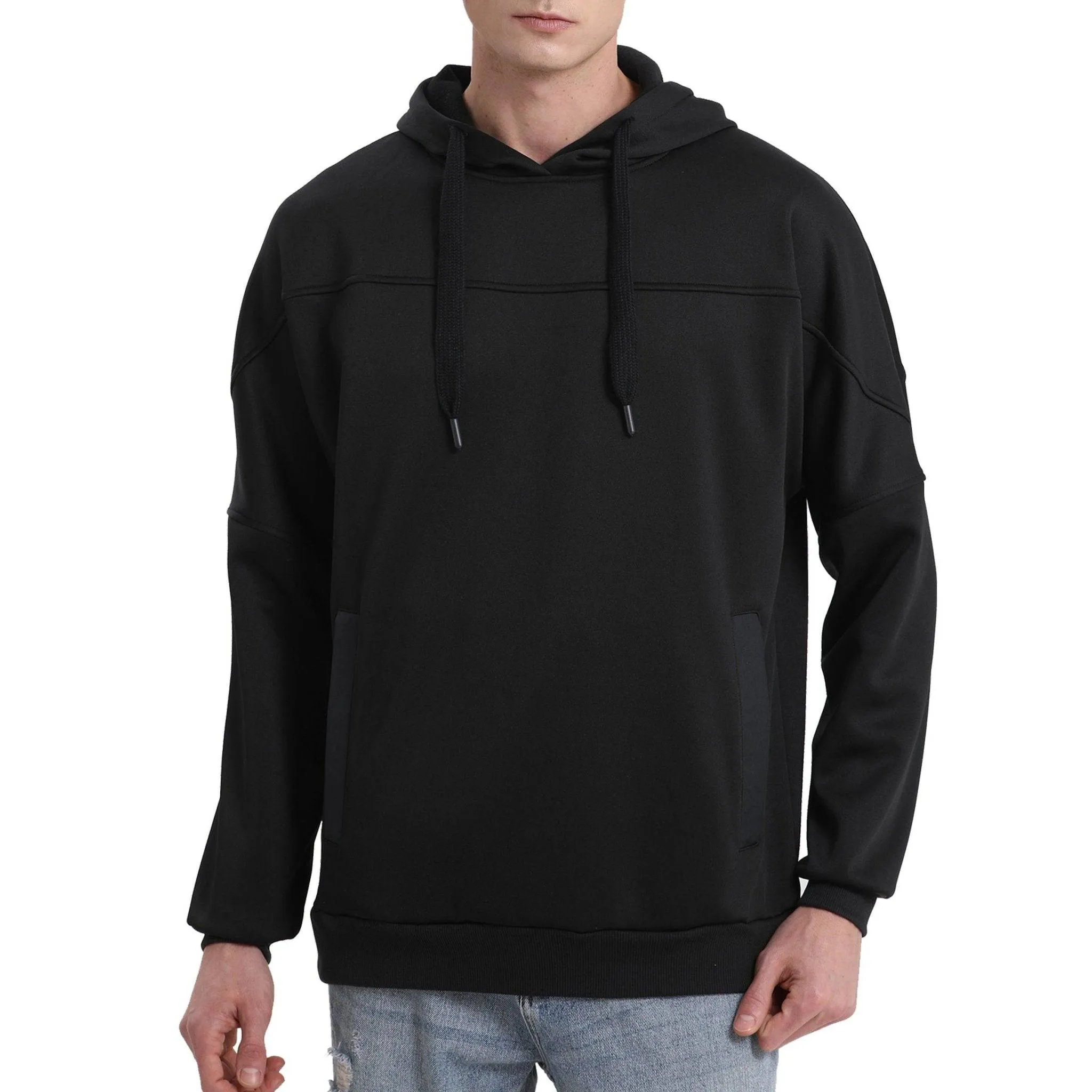 ISUSI Fly Hoodie Jumper, Solid Black