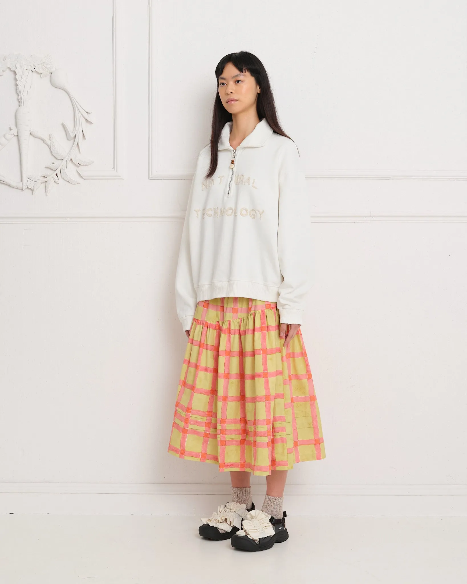 Juniper Skirt - Lime Gingham