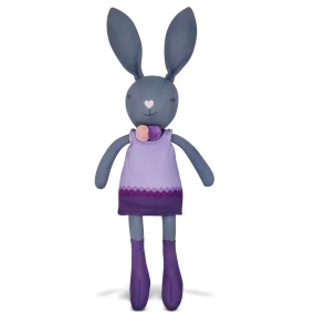 Knit Bunny Plush - Lila