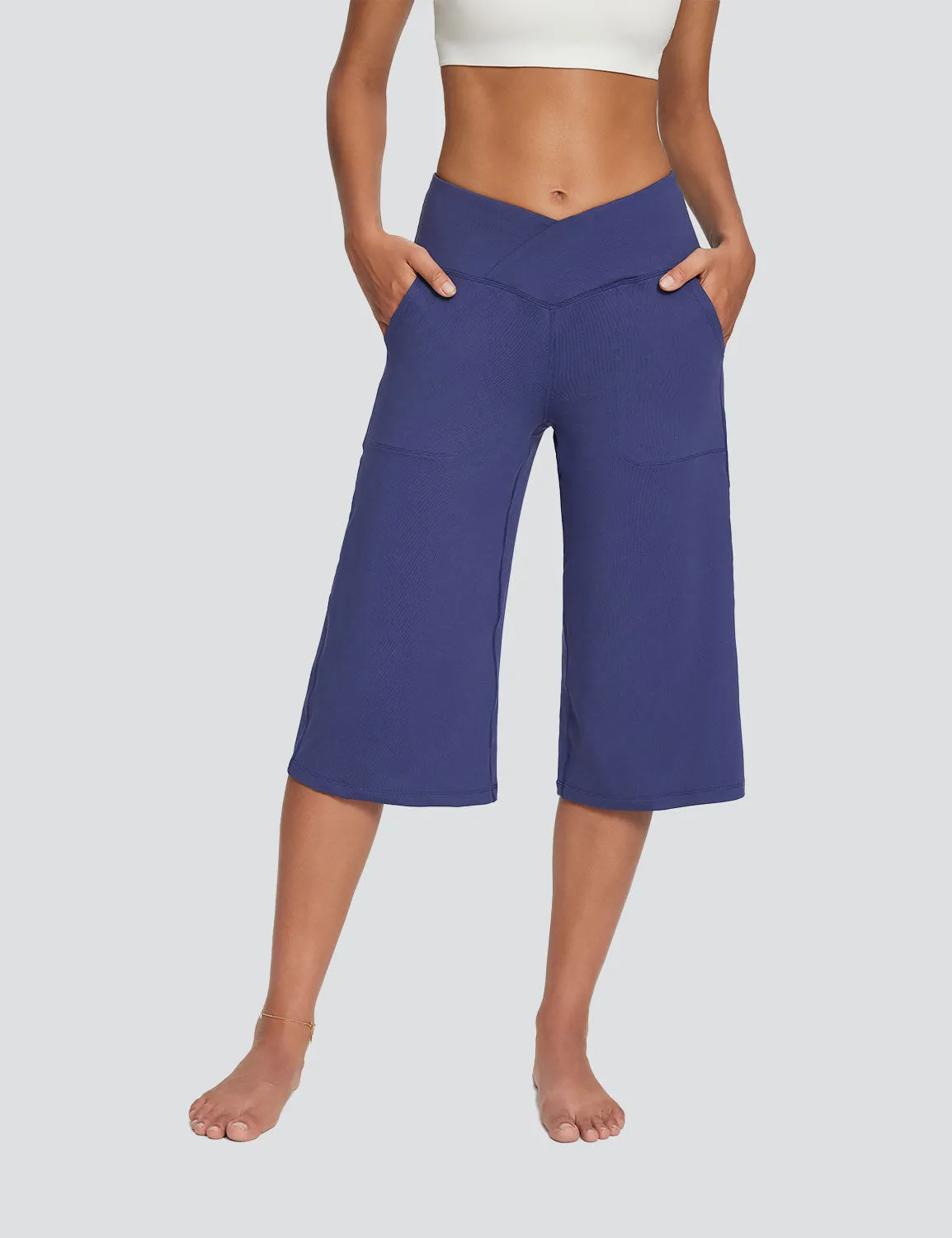 Laureate Crossover High Rise Wide-leg Pants