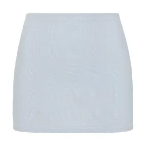 Light Denim Micro Skirt