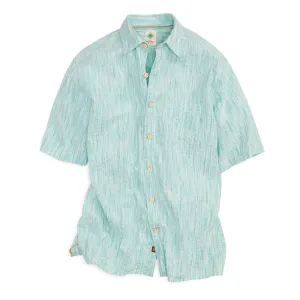 Light Summer Rain Stripe Seersucker Shirt - Tall