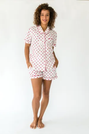 Lilly Women's Short Sleeve Shirt & Shorts Set