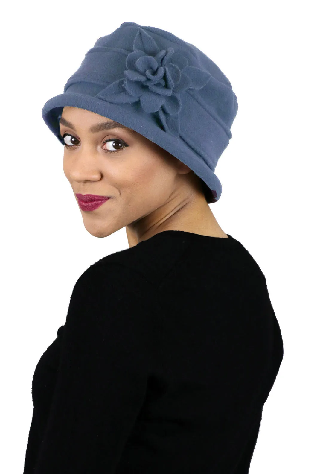 Lizzy Luxury Fleece Cloche Hat for Women Chemo Headwear Cancer Head Coverings