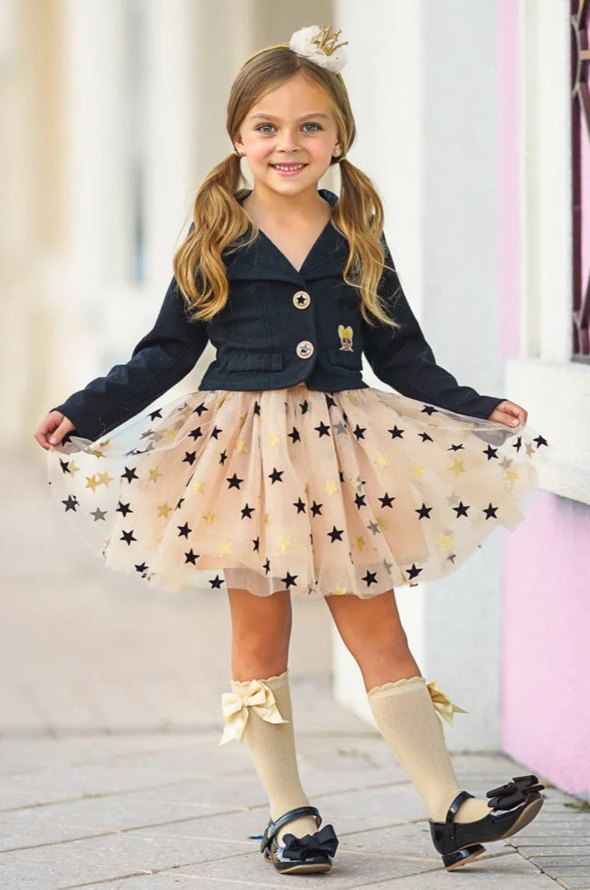 L.O.L. SURPRISE! Queen Bee Blazer and Star Tutu Skirt Set