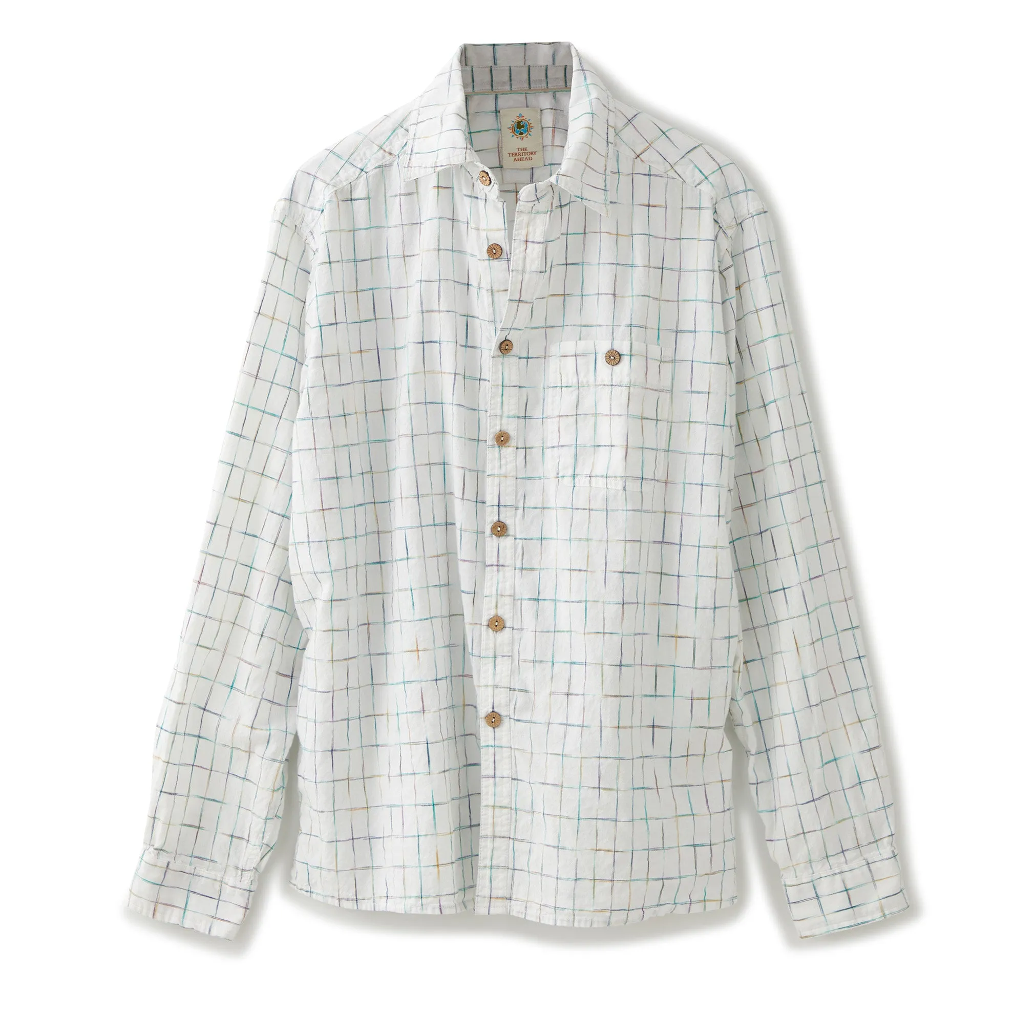 Long Sleeve Sayulita Space-Dyed Check Shirt