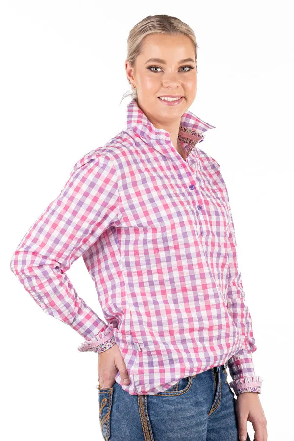 Loose Fit - O93 Purple & Pink Check