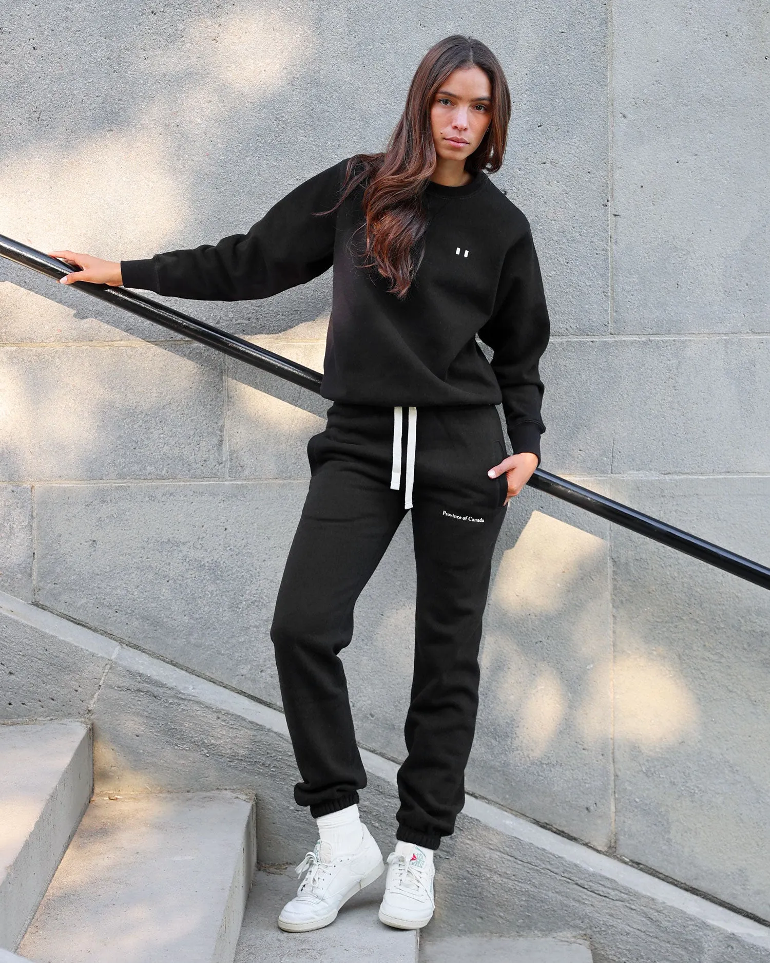 Lounge Fleece Sweatshirt Black - Unisex