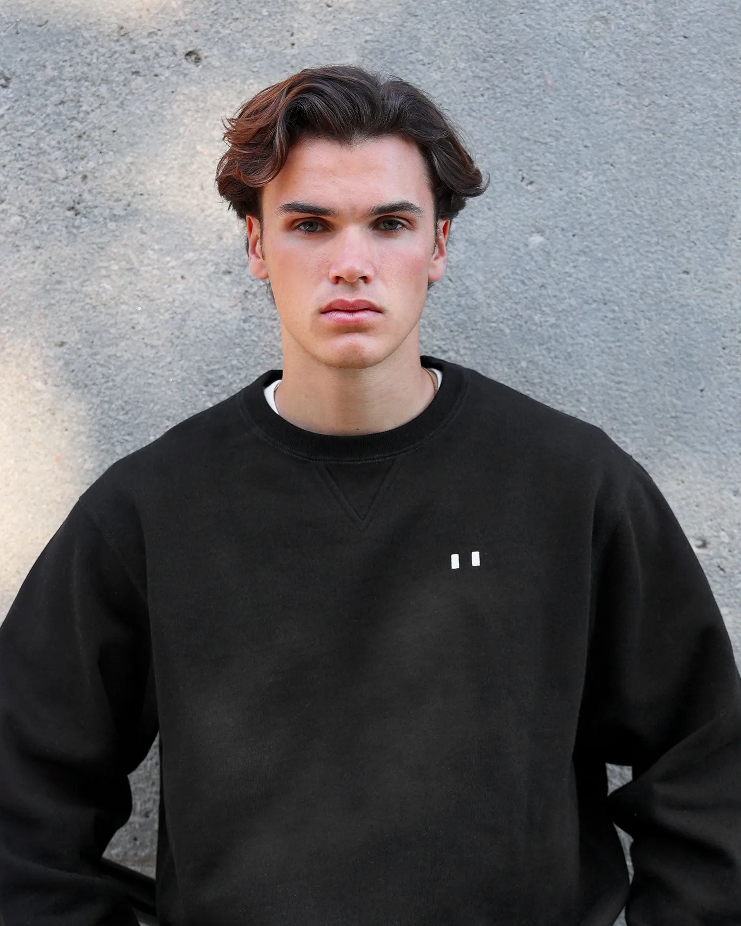 Lounge Fleece Sweatshirt Black - Unisex