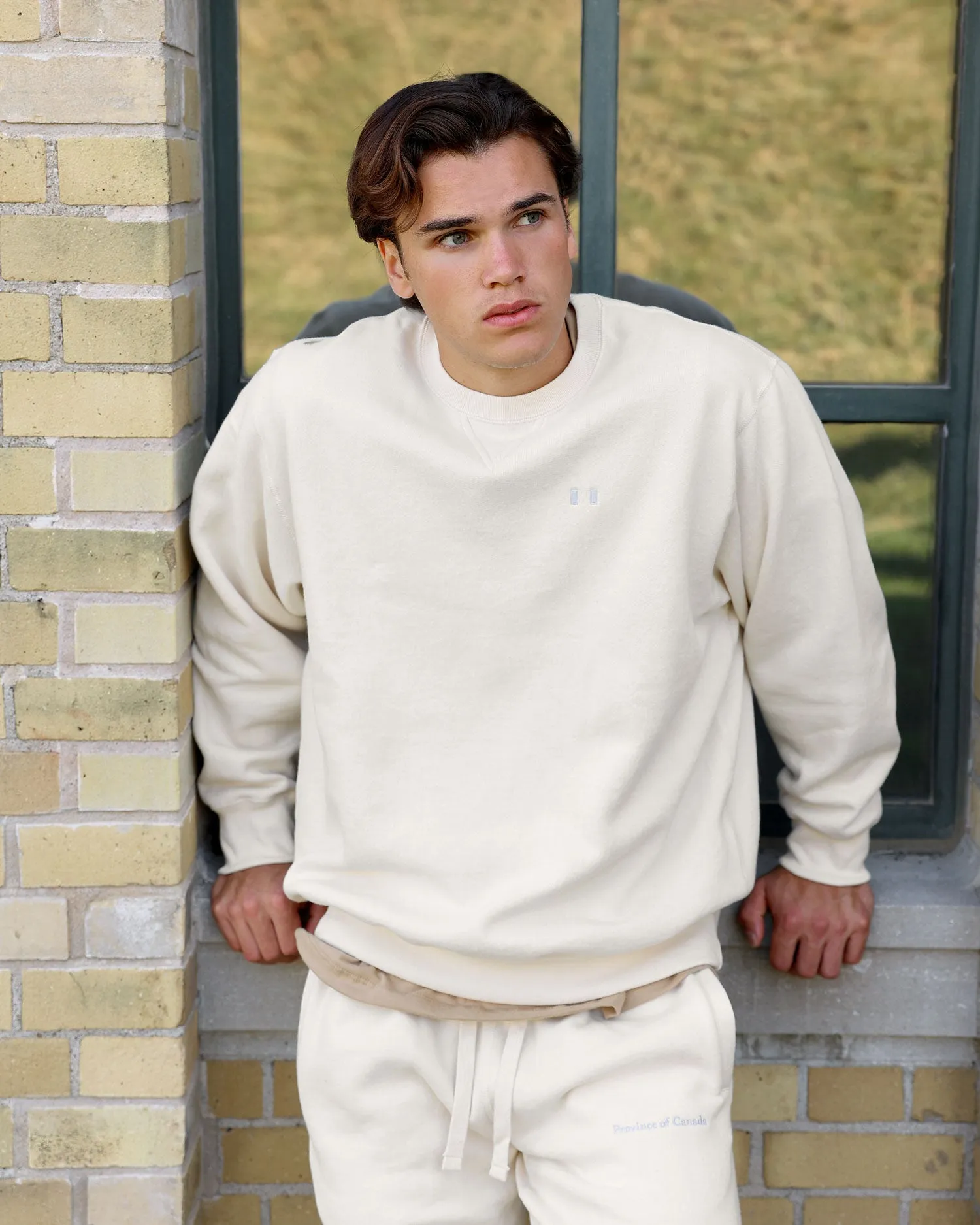 Lounge Fleece Sweatshirt Cream - Unisex