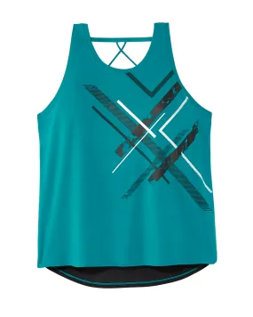 Marigold Tank | Teal / Black