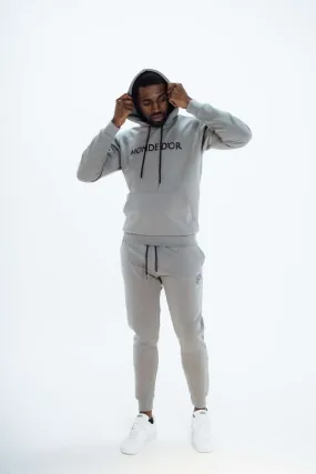 Men's Grey 2 Piece Tracksuit Set