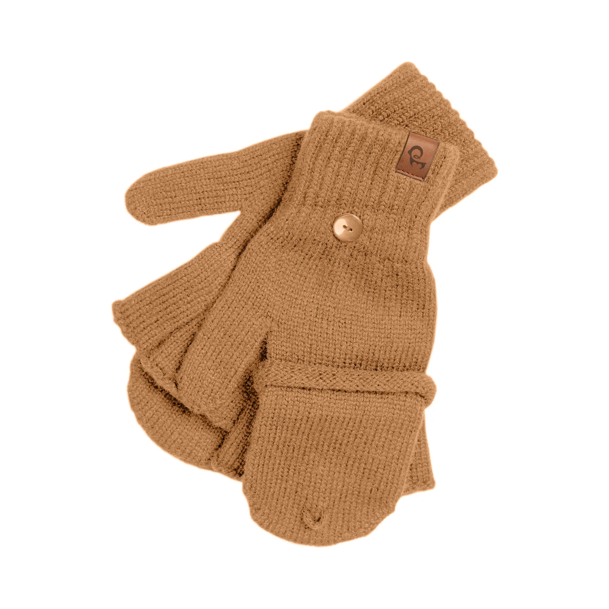 Men's Knit Convertible Gloves Merino