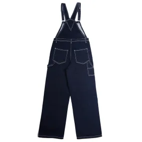 Men's Retro Casual Striped Denim Jumpsuit