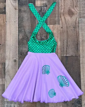 Mermaid Girl Twirl Dress