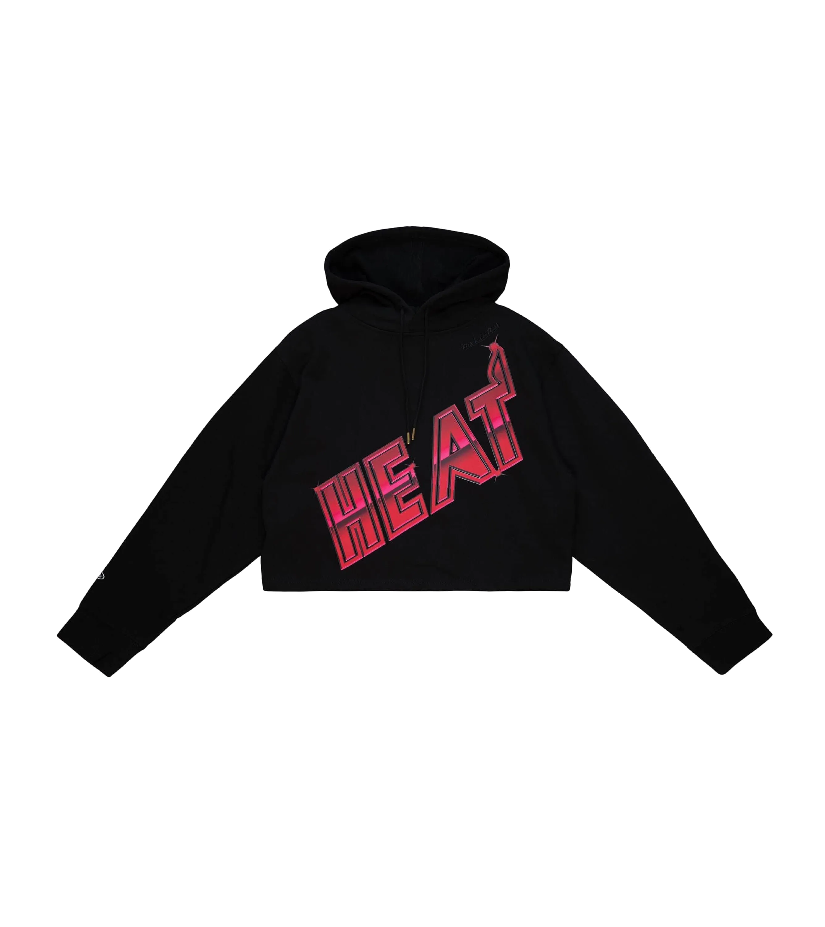 Mitchell and Ness Miami HEAT Big Face Crop Women's Hoodie