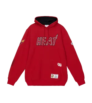 Mitchell and Ness Miami HEAT Origins Fleece Hoodie