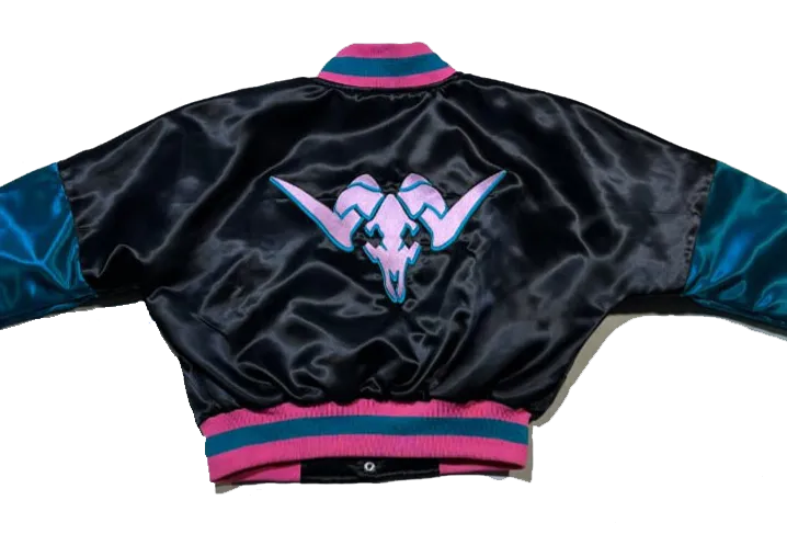 Murder Pixie Crop cut bomber Jacket