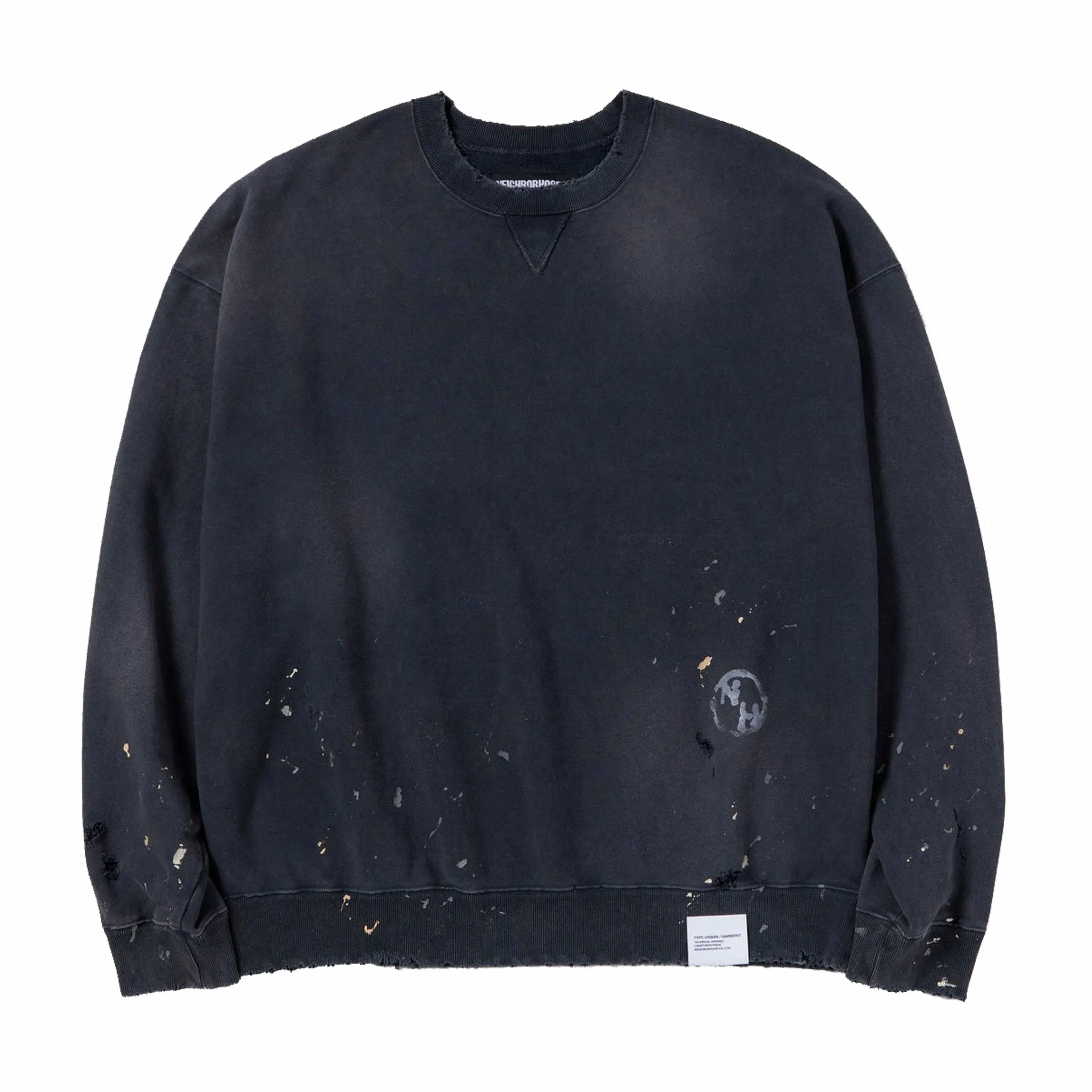 Neighborhood Damage Sweatshirt LS (Black)