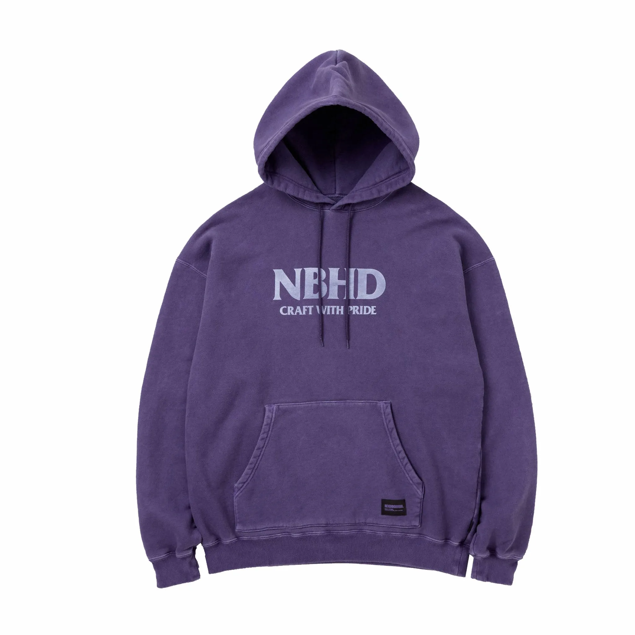 Neighborhood Pigment Dyed Sweatparka LS (Purple)