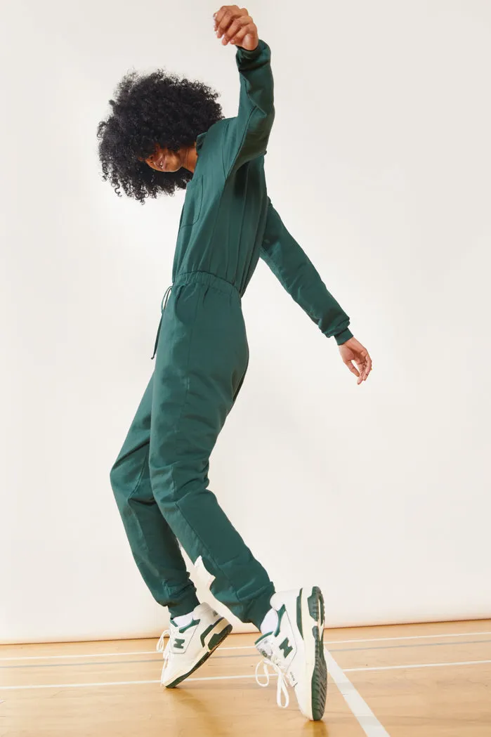 NTRLS Green Sweat Jumpsuit