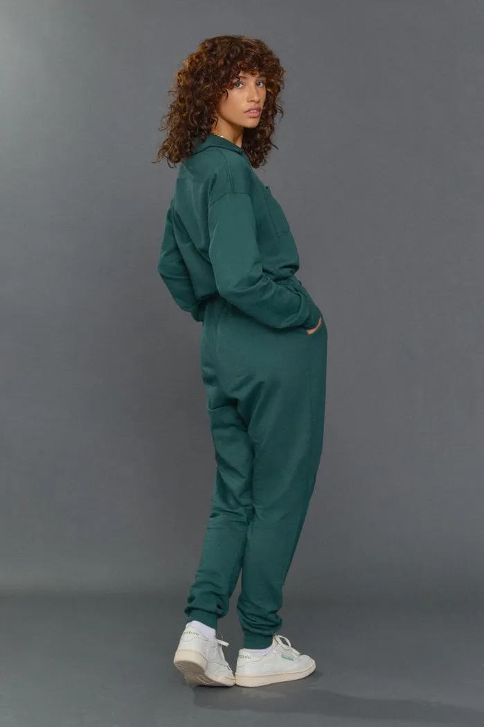 NTRLS Green Sweat Jumpsuit