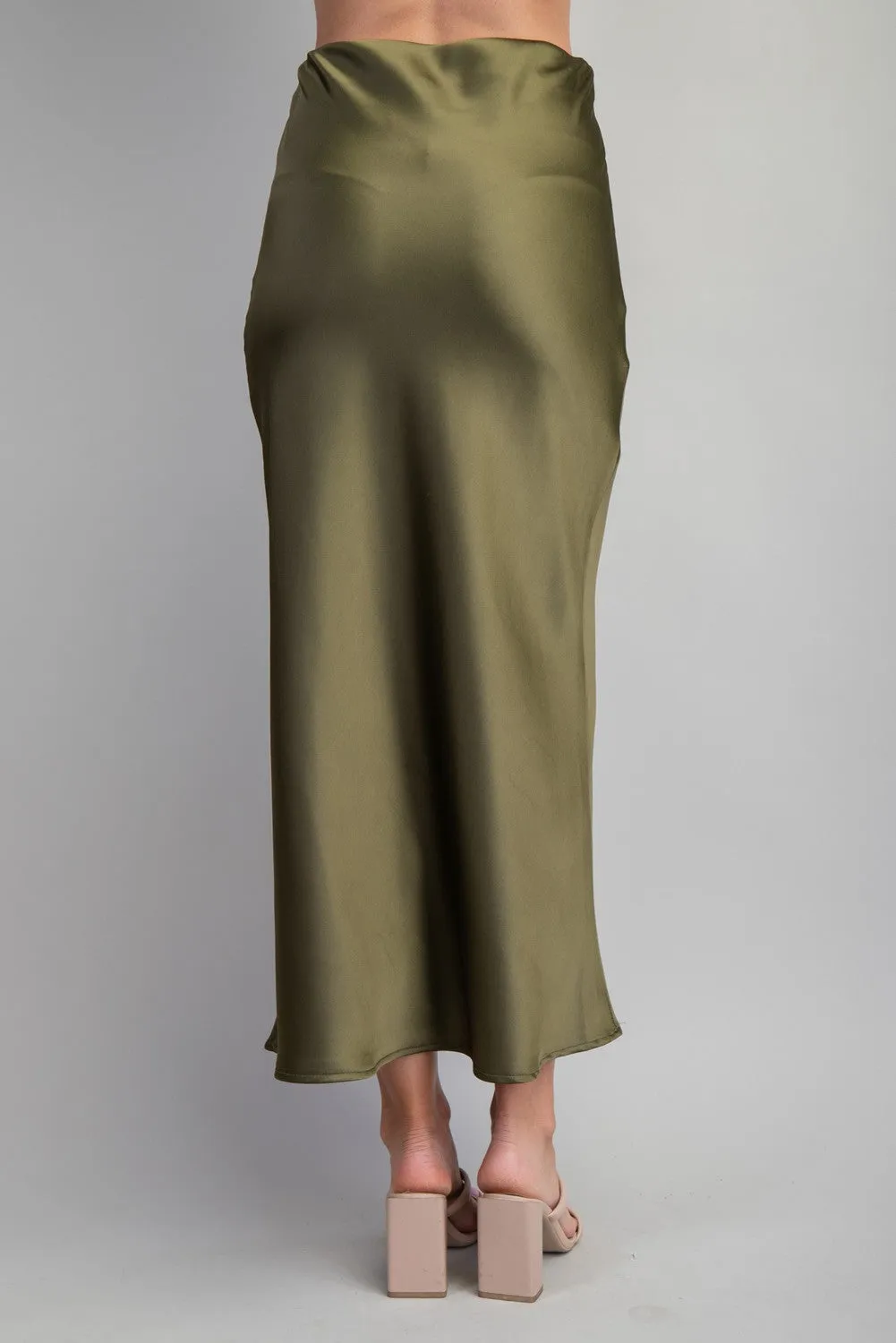 Olive Midi Skirt