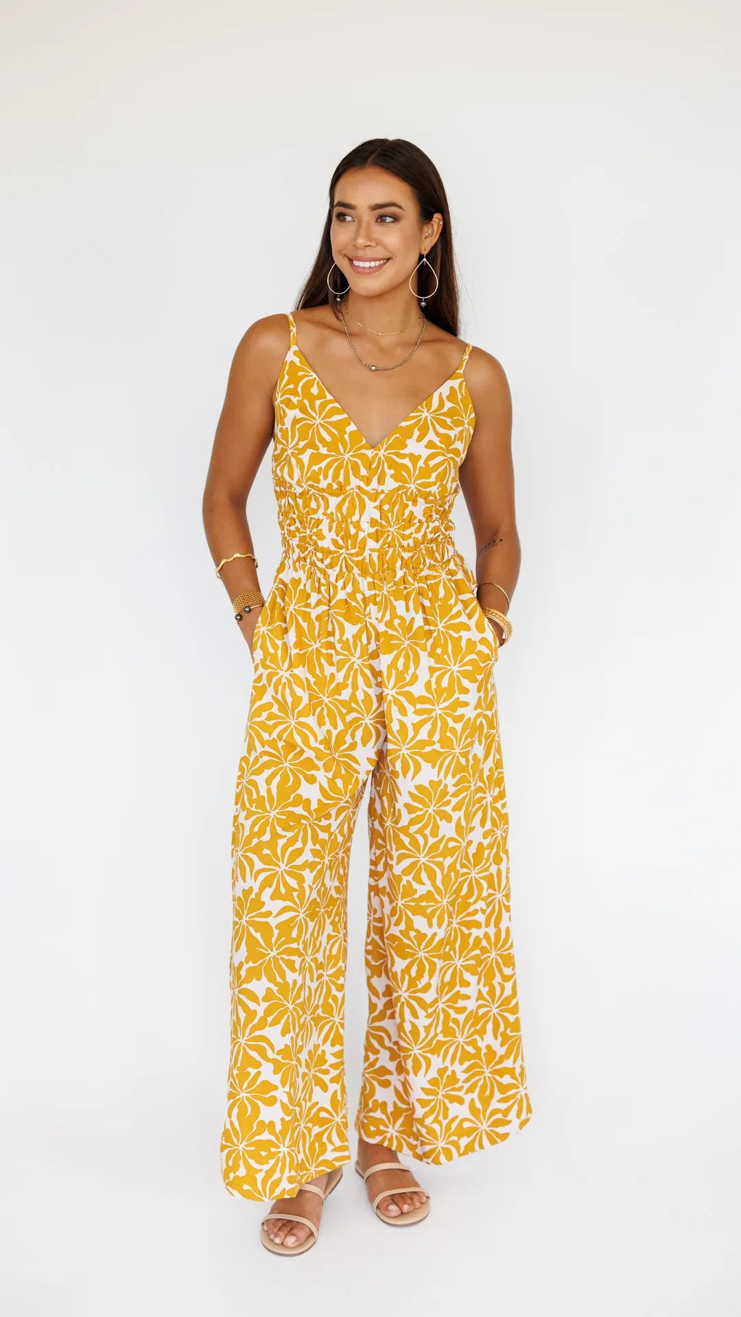 Opal Jumpsuit / Aloha Sunset