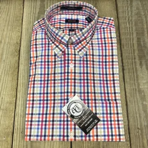 Overton Men' L/S 100% Cotton Seersucker Button Down Sport Shirt #213727-98