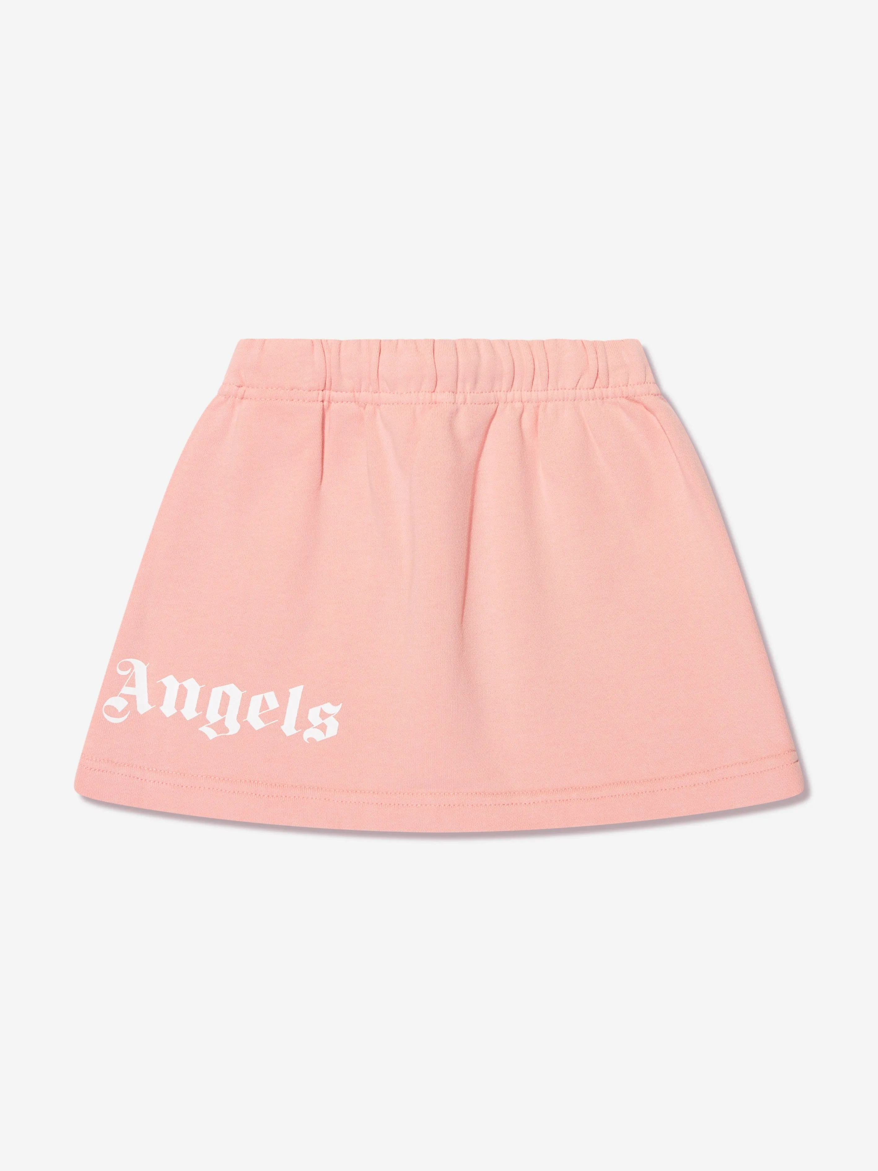 Palm Angels Girls Classic Overlogo Sweat Skirt in Pink