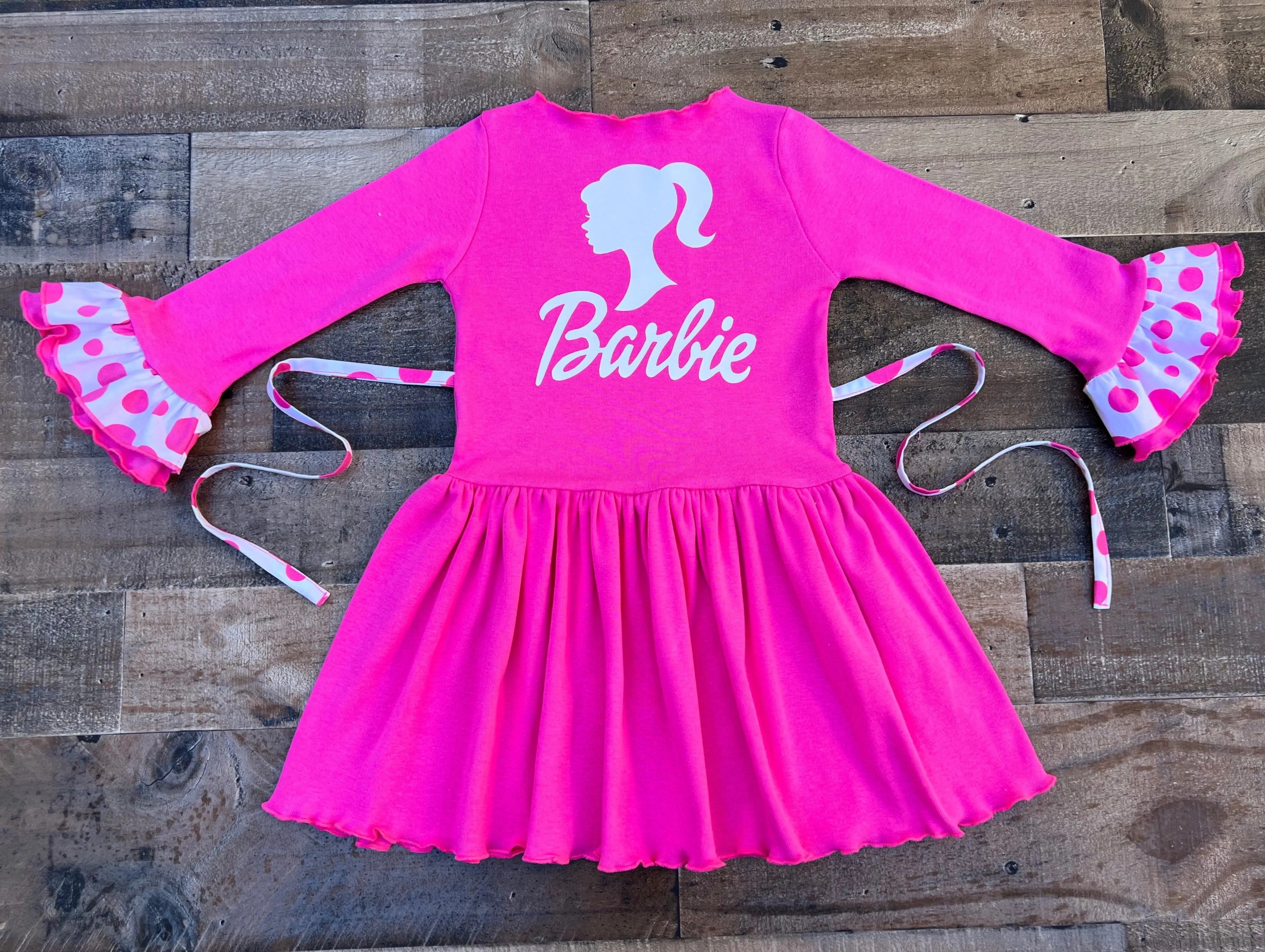 Pink Barbie Little Girl Dress