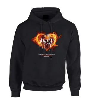 PIZZA AMORE HOODIE - LIMITED EDITION - BLACK -