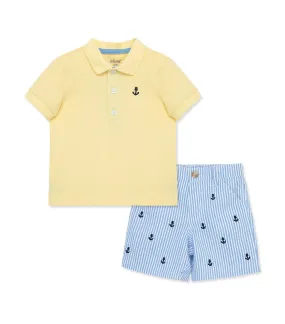 Polo Short Set Anchor