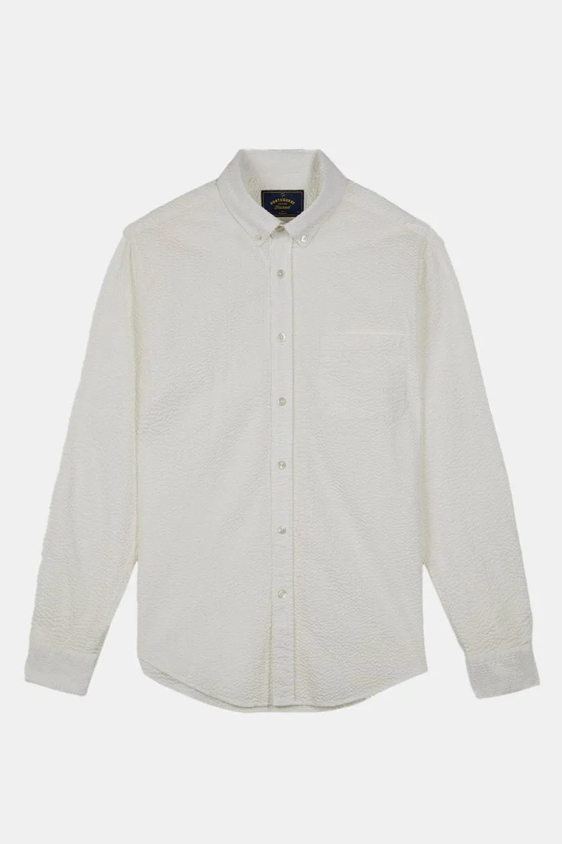 Portuguese Flannel Atlantico Shirt (White)