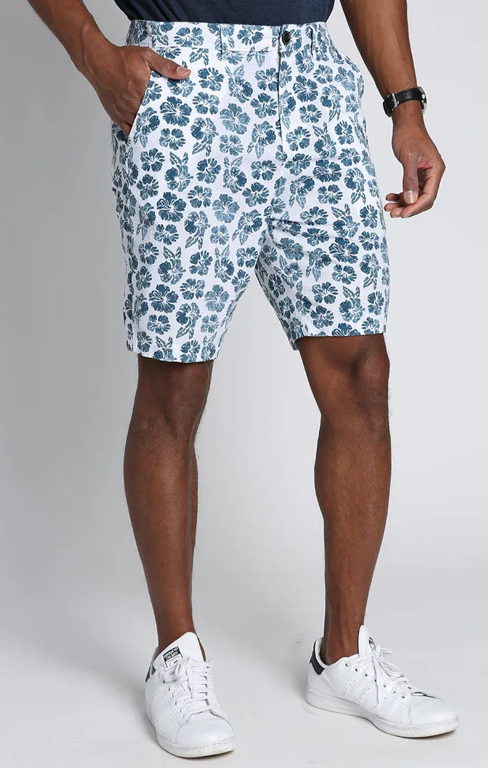 Print Seersucker Short