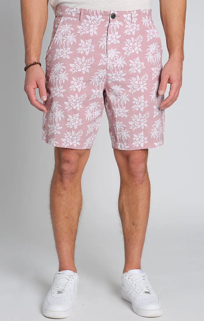 Print Seersucker Short