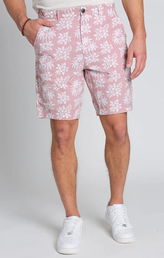 Print Seersucker Short