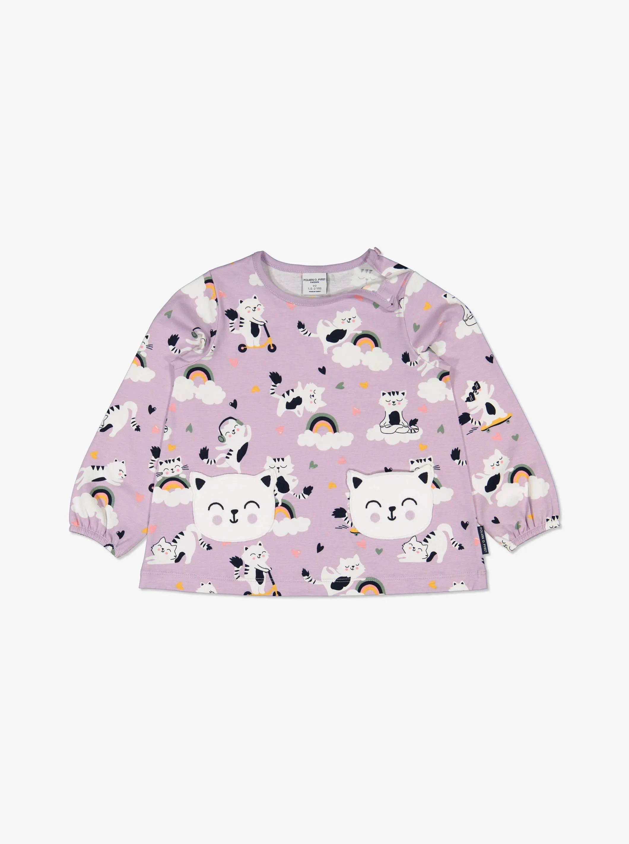 Purr-fect Day Pocket Kids Top